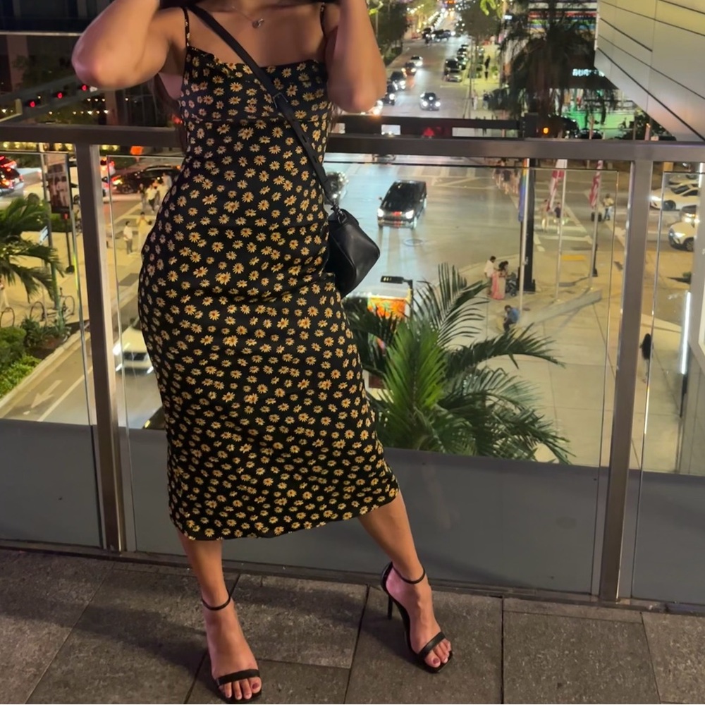 Floral Black Dress from Nordstrom